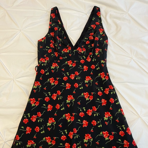 Say My Name Mini Dress Red Poppy - White fox - Picture 4 of 4